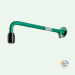 Bras de douche d’urgence ClassicLine pour montage mural en saillie
