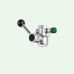 PremiumLine Vanne de douche d'urgence avec vidange pour montage mural en saillie