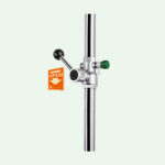 PremiumLine Vanne de douche d'urgence avec vidange pour montage mural en saillie – Image 3