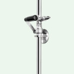 PremiumLine safety shower valve with automatic draining for wall mounting exposed pipework