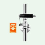 PremiumLine safety shower valve with automatic draining for wall mounting exposed pipework - Image 3