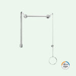 PremiumLine Adjustable Body safety shower for over-door installation