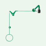ClassicLine variable body safety shower with pull rod diversion for above door installation - Image 2
