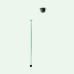 Douche d’urgence corporelle variable ClassicLine pour installation au plafond dans les faux-plafonds – Image 2