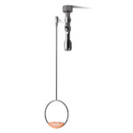 PremiumLine variable body safety shower for ceiling mounting recessed version
